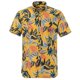 thumbnail image 3 of Camisas con gráficos de hojas y flores para hombre, ropa con estampado 3D, camisas hawaianas de playa, blusas Y2K de manga corta, ropa vintage, blusa con solapa, 3 of 5