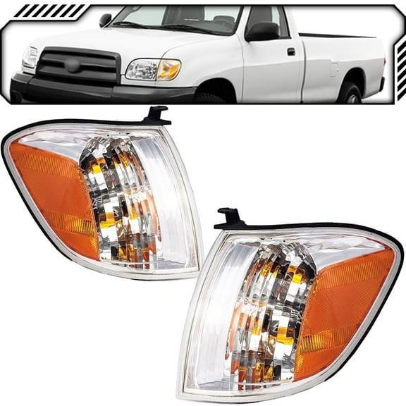 EPIC LIGHTING OE Style Halogen Corner Lights Double Cab Assembly Replacement for TOYOTA 05-07 SEQUOIA 05-06 TUNDRA [ TO2530147 TO2531147 815100C030 815200C030 ] Pair