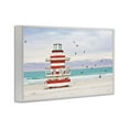 thumbnail image 3 of Stupell Industries South Beach Sentry White Framed Giclee Art design by Seven Trees Design, 16 x 24, 3 of 8