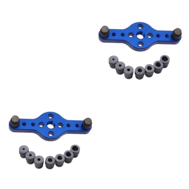 Bewildely 2-10mm Sel Centering Doweling Set Black Locator Wood Hole Type2 NO2