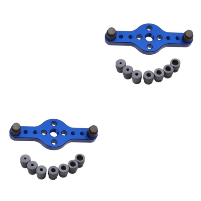 Bewildely 2-10mm Sel Centering Doweling Set Black Locator Wood Hole Type2 NO2