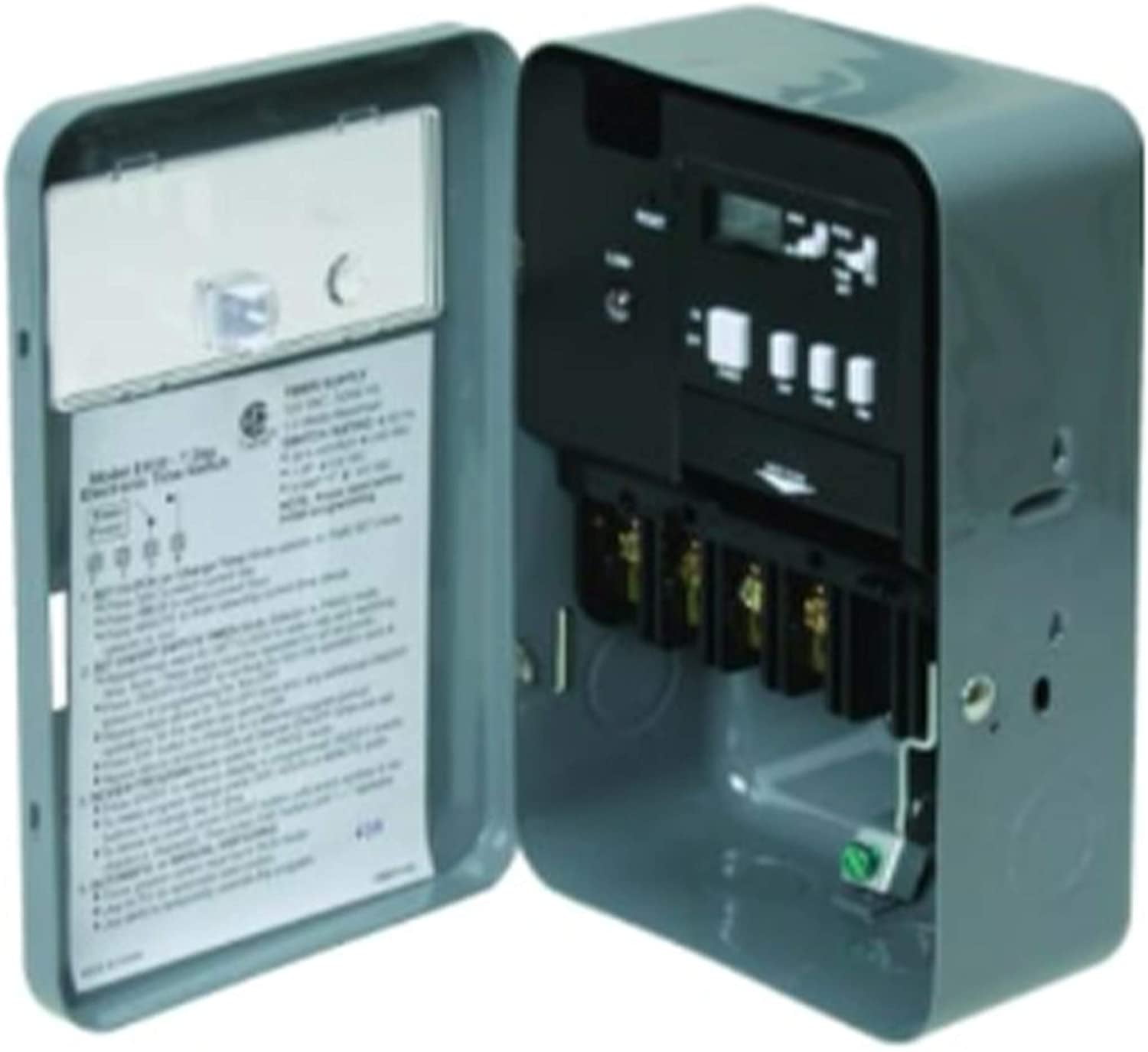 Intermatic T104R Steel Enclosure 208277V DPST Multi Use Timer