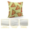 thumbnail image 4 of COMIO  Funny Pizzas Pattern Pillow Covers, Corduroy Pillow Cover Cushion Case for Bed Couch Sofa Farmhouse Decorative, 4 of 5