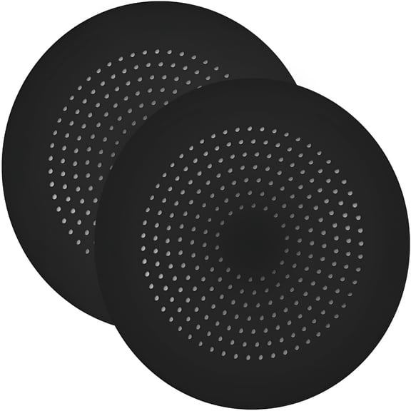 ACDANC 2 Pack Shower Drain Hair Catcher, Silicone Drain Cover with Suction Cup, Shower Drain Protector Drain Strainer Hair Stopper for Kitchen Bathroom Bathtub Sink