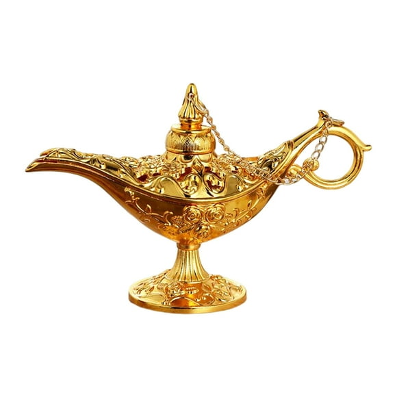 Estatua Lámpara Mito Zulema dorado