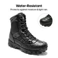 thumbnail image 4 of NORTIV 8 Men's Tactical Military Work Boots Side Zipper Outdoor Motorcycle Combat Boots 8 Inches 2.0, 4 of 7