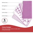 thumbnail image 3 of REJODA-Kitchen Towels - Pack of 5 Dish Towels for Kitchen Accessories - 19 x 27 INCHES Extra Large Highly Absorbent Dish Cloth - Reusable Hand Towels - 100% Pure Cotton Fabric (Pink), 3 of 4
