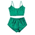 thumbnail image 4 of Tbopshirt Sexy Lingerie for Women Clearance Up to 50% off,Womens Lingeries Set New Women Fashion Lingerie Velvet Camisole Bow Shorts Set Plus Size Bra Underwear,Valentines Day Gift for Her, 4 of 9