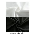 thumbnail image 4 of INSPIRE CHIC Women's Plus Size Ruffled Hem Skirt Full Slip Camisole Black+white 2XL, 4 of 5