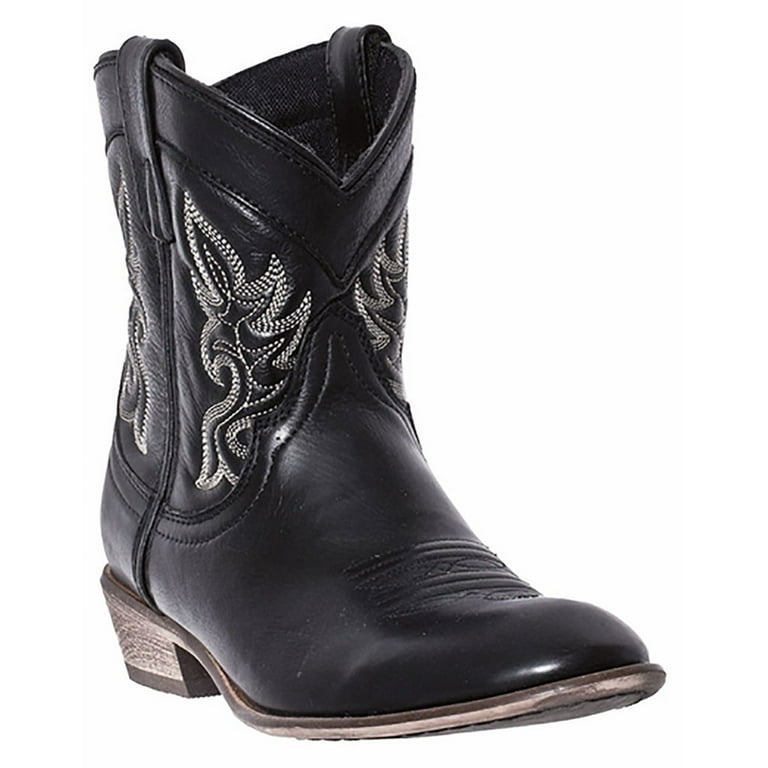 Dingo Women s 6 WILLIE Black Fashion Boot 9 M Walmart