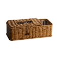 thumbnail image 4 of Caja de servilletas para guardar control remoto, caja de pañuelos, cajas de papel higiénico, dormitorio, cocina Marrón oscuro, 4 of 9