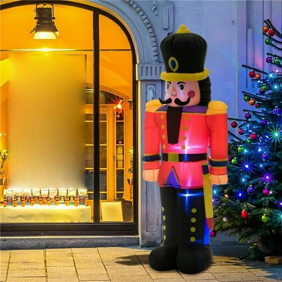 Outdoor Lighted Nutcracker Soldier