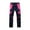 Hot Pink#9527, variant on BOOMNY Toddler Boys Skiing Pants Straight Leg Snow Jogger Pants for Boys Patchwork Color Windproof Thermal Hiking Softshell Trousers for Children