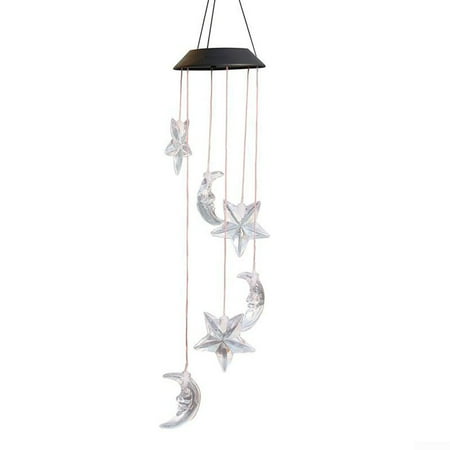 

Solar Wind Chime Light LED Color Changing Chandelier Garden Home Decor