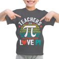 thumbnail image 2 of Camiseta divertida para niños con el mensaje Pi Day Inspires, camiseta estampada para niños, camiseta de verano para niños, camiseta de manga corta con cuello redondo y mensaje Pi Day 3.14, 2 of 5