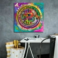 thumbnail image 5 of Epic Graffiti 'Bitcoin' by Dean Russo, Canvas Wall Art, 26"x26", 5 of 8