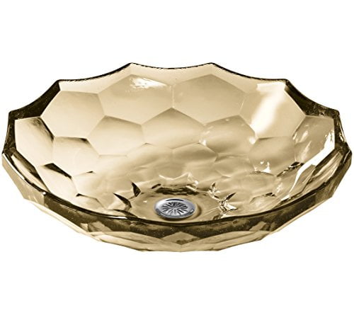 KOHLER K-2373-TG7 BRIOLETTE GLASS LAV (TRANS SANDALWOOD)