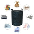 thumbnail image 6 of LNWH Laundry Basket, Ring Structure Pattern Foldable Laundry Hamper With Handles Waterproof, Medium Size, 6 of 8