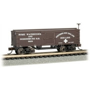 Bachmann 15658 N Scale Old Time Box Car Rome, Watertown, & Ogdensburg