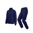 thumbnail image 5 of Ndbuld Sweatsuits Womens 2pcs Sets Jogger Set Casual 2 Piece Outfit Striped Sweatshirts Long Tracksuits Navy M, 5 of 8