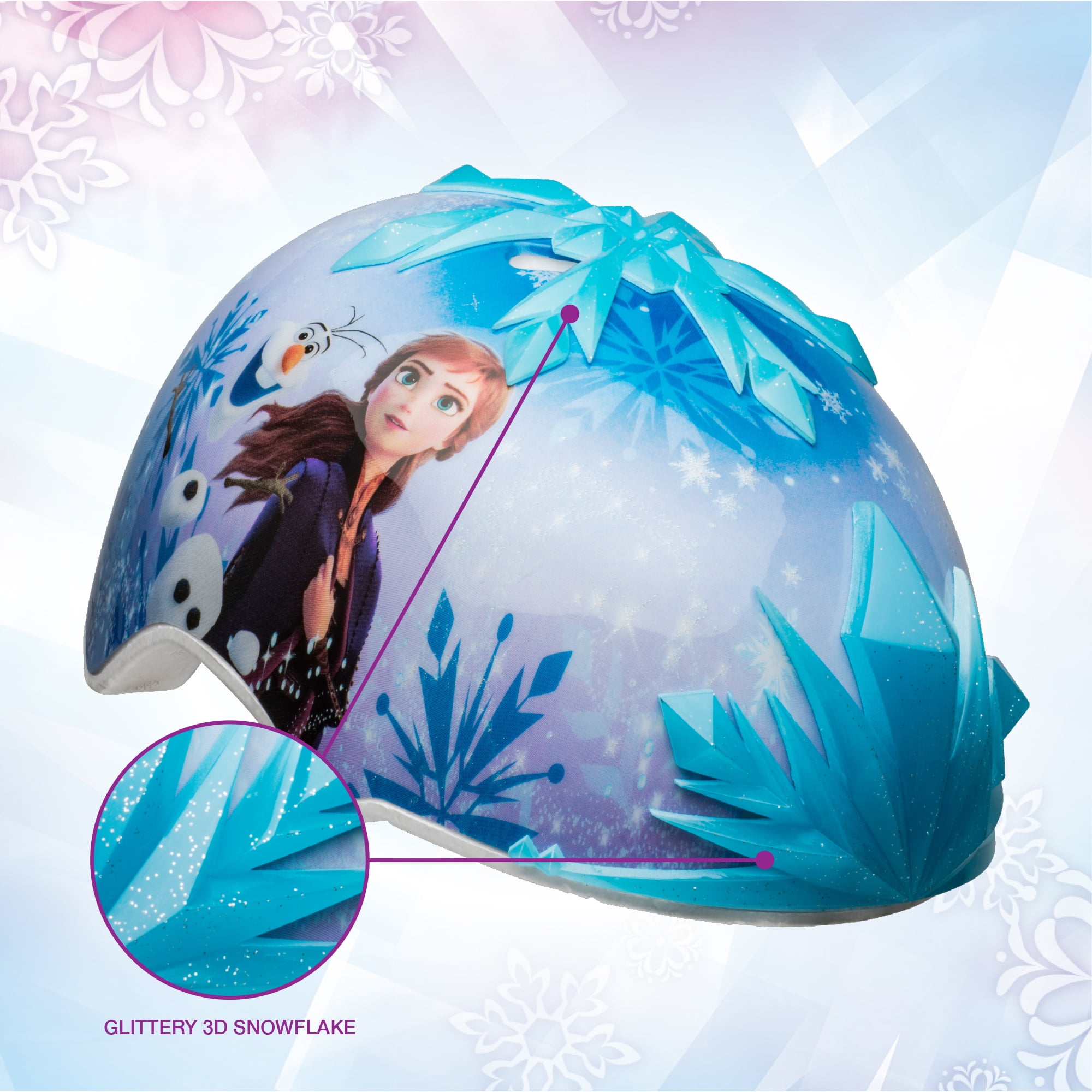 kids frozen bike helmet