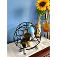 thumbnail image 4 of BiJun Wine Racks Countertop, Metal Free Standing Wine Storage Holder, Water Bottle Holder Stand-Black, 4 of 5