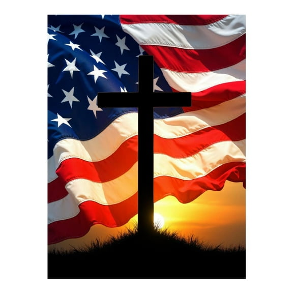 Diamond Art Kit for Adults, American Flag Sunset Silhouette Diamond Painting for Adults Beginners, 5D DIY Diamond Art Painting Kits, Colorful Diamond Painting Craft for Home Decor 12x16