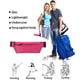 thumbnail image 5 of Ficarrico Riñonera para correr, simple, ultrafina, con cremallera de doble capa, impermeable, para hombres y mujeres, deportes al aire libre, ocio, fitness, riñonera impermeable, bolsa de viaje,, 5 of 5