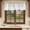 SpringGreen, variant on Green Eucalyptus Leaves Valances for Windows, Decorative Rod Pocket Window Valance Curtains, Spring Floral Weeping Farmhouse Short Curtain Drapes for Kitchen/Living Room, 2 Panels, 42" W x 12" L