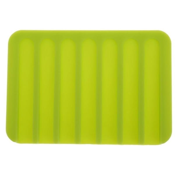 Jabonera Flexible De Silicona Para Baño, Caja De Almacenamiento, Bandeja Para Plato De Jabón Eigraketly HA025622-01