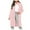Pink coat for women, variant on jtjvou Fall Winter Long Wool Blend Coat Lapel Loose Fit Stylish Casual Outerwear Comfortable Cardigan for Daily Wear and Office Use Pink XL