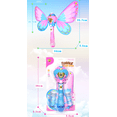 thumbnail image 3 of Unicorn Bubble Wand Bubble Machine ( Blue ), Automatic Handheld Outdoor Bubble Toy for Kid Birthday Party, Including 2 Bubble Solution, 3 of 6