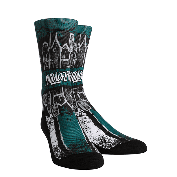 Rock 'Em Socks Rock Em Elite City PHILADELPHIA GRIDIRON SKYLINE