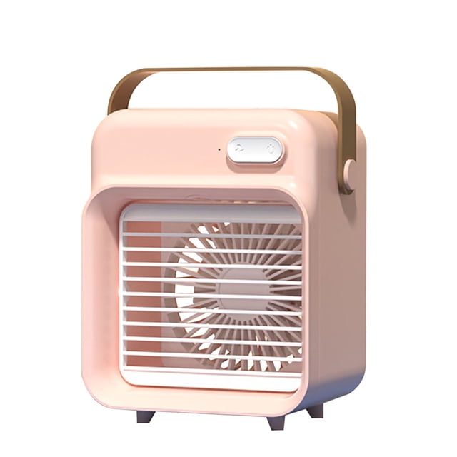 Pompotops Mini Humidifier Fan USB Spray Type Portable Desktop Air Cooler Home Office Clearance