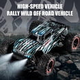 thumbnail image 3 of 1:14 Scale All Terrain RC Car, 40 KPH High Speed 4WD Electric Vehicle w/2.4 GHz Remote Control, 4X4 Off-Road RC Truck, All Terrain RC Vehicle for Snow, Sand, Beach & Rocky Surfaces, Military Green, 3 of 5
