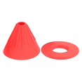 thumbnail image 1 of Taza de filtro de goteo de café plegable para senderismo, camping, hogar (rojo), 1 of 5