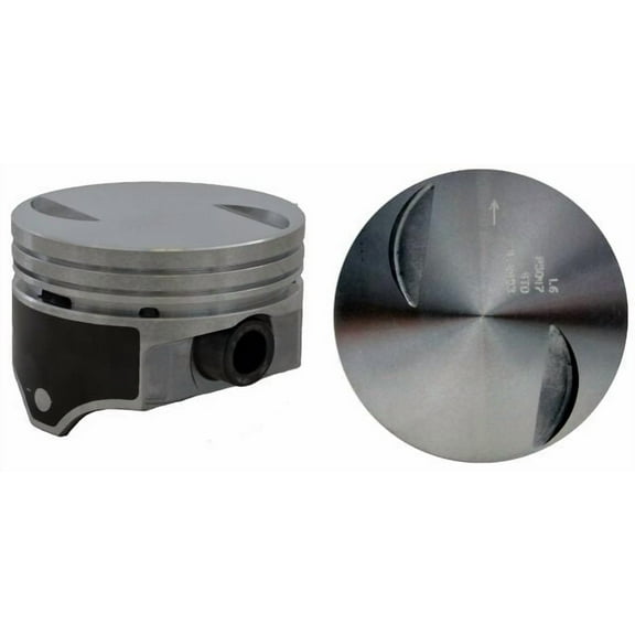 Set of 8 Flat Top Hypereutectic Pistons for 70-83 GM/Chevrolet Big Block 7.4/454 | Standard Size | 4.250in. Bore Diameter