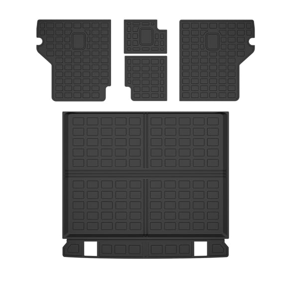 TPE Trunk Mat Cargo Liner Backrest Mat Fit For 2010-2024 Toyota 4Runner 5 Seats