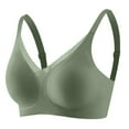 thumbnail image 2 of YHAJDS Women's Seamless Comfortable Daily Bra， Wireless Bra For Women Everyday Comfortable Breathable Lightly Padded Seamless Low Back Bralette With, 2 of 4