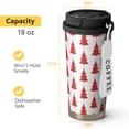thumbnail image 2 of Christmas 18oz Double Drinking Coffee Mug – Vacuum Insulated Stainless Steel Travel Cup with Leakproof Lid, 316 Steel Thermos Tumbler for Hot & Cold Beverages, 2 of 7
