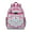 Rose-red-19, variant on Mandala Cosmic Spiritual Spirituality School Backpack Adjustable Padded Straps Chest Strap Large Capacity Water-Resistant Backpack