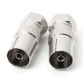 thumbnail image 4 of 2 Pcs F Connector Male Plug to RF Coaxial TV Antenna Female RF Adapters, 4 of 5