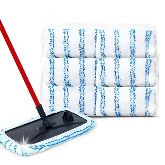 ACDANC Microfiber Mop Refills 15x8 Inches,Compatible with Hardwood Floor Microfiber Mop