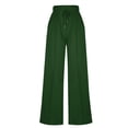 thumbnail image 6 of Lmnyox Wide Leg Sweatpants for Women High Waist Drawstring Loose Athletic Trousers Solid Sport Pants with Pocket, 6 of 9