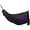 Dark Purple / Black, variant on Grand Trunk Double Deluxe Hammock with Straps – Extra-Wide Parachute Nylon Hammock for Two, 10'6" x 6'6", 400 lb Capacity, Includes Tree-Friendly Straps & Carabiners