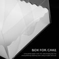 thumbnail image 3 of 10Pcs Transparent Cake Box with Handle Clear Cake Gift Box Cupcake Containers for Baking Dessert, 3 of 5