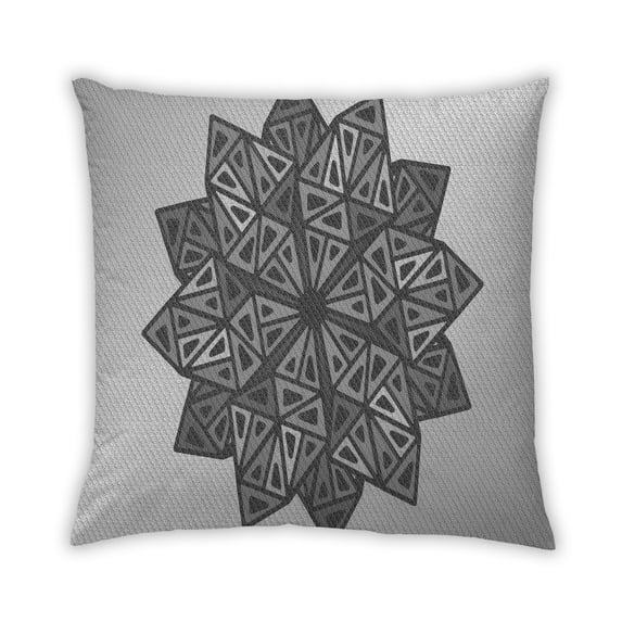 Ahgly Company Outdoor Square Contemporary Throw Pillow, 18 inch by 18 inch