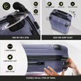 thumbnail image 4 of Juego de 3 piezas Luggage Kenneth Cole REACTION Out of Bounds, color morado, 4 of 6