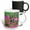 Multicolor, variant on 3drose, Ruby Throated Hummingbird Male in Flight Feeding, Hill Country, Texas, 15oz Mug
