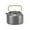 Gray #0, variant on Large Capacity Outdoor Aluminum Alloy Kettle, Portable Camping Coffee Pot and Travel Water Boiler for Hiking, 1 Set